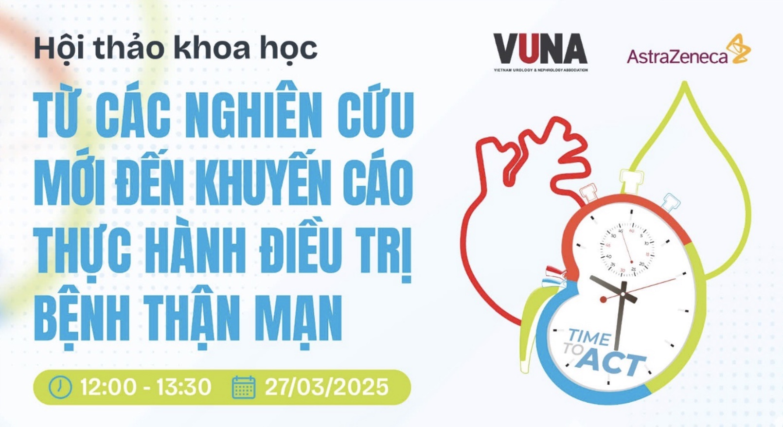 Hội thảo “TỪ CÁC NGHIÊN CỨU MỚI ĐẾN KHUYẾN CÁO THỰC HÀNH ĐIỀU TRỊ BỆNH THẬN MẠN”
