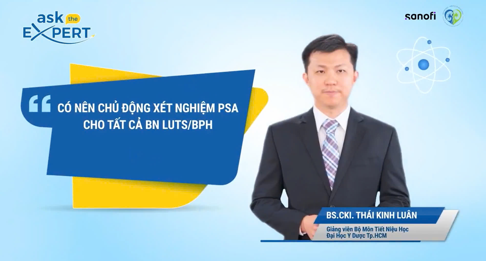 AskTheExpert: CÓ NÊN CHỦ ĐỘNG XÉT NGHIỆM PSA CHO TẤT CẢ BỆNH NHÂN LUTS/BPH