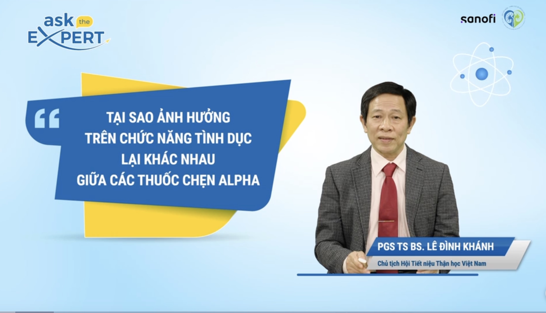 AskTheExpert: Tại Sao Ảnh Hưởng Trên Chức Năng Tình Dục Lại Khác Nhau Giữa Các Thuốc Chẹn Alpha